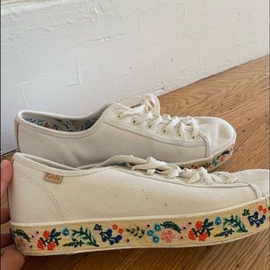 Women’s Floral Embroidered Keds